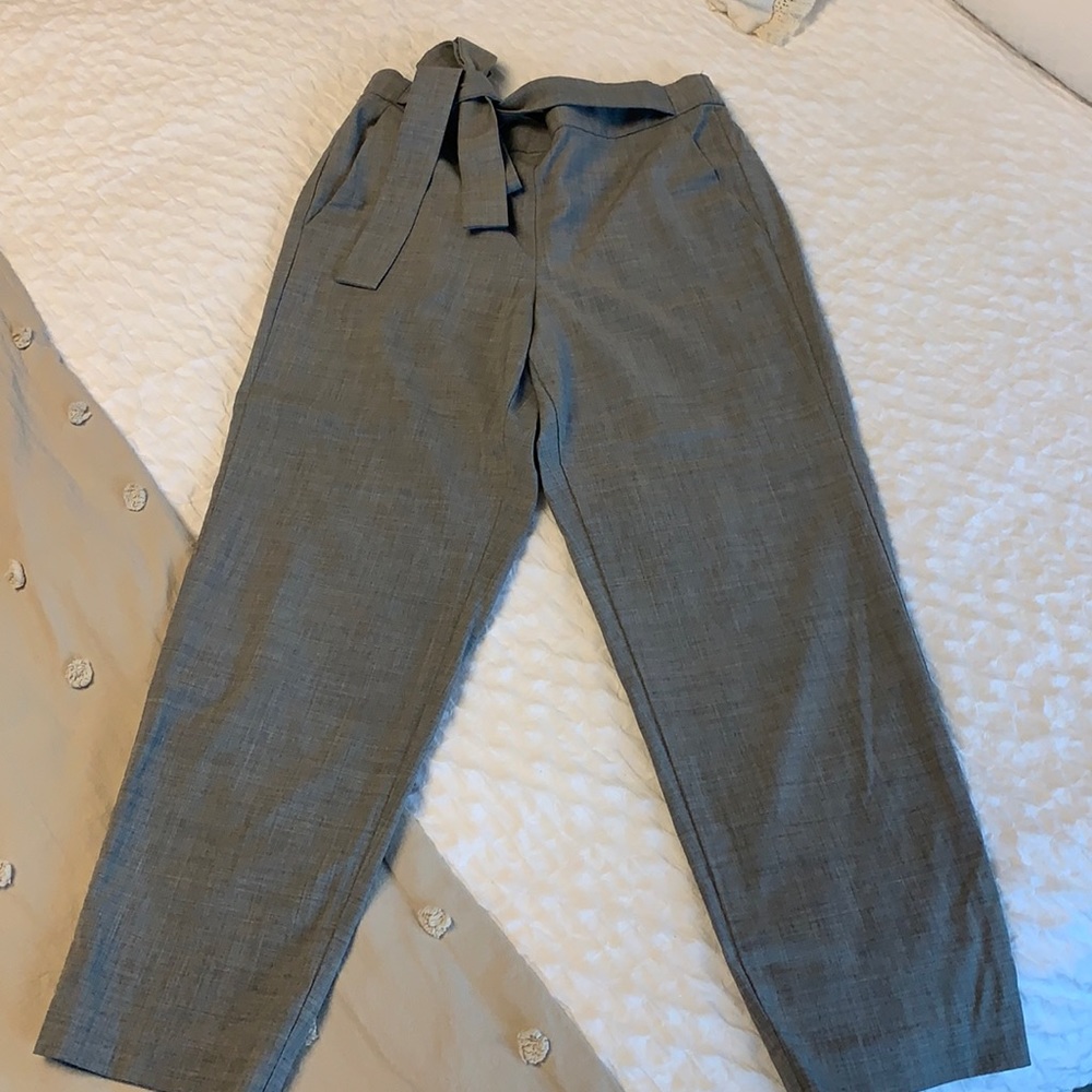 j crew cafe pants with tie up
